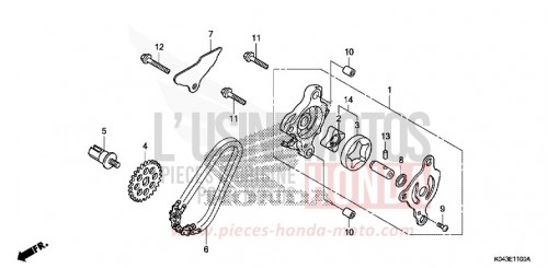 OIL PUMP NSS300AD de 2013